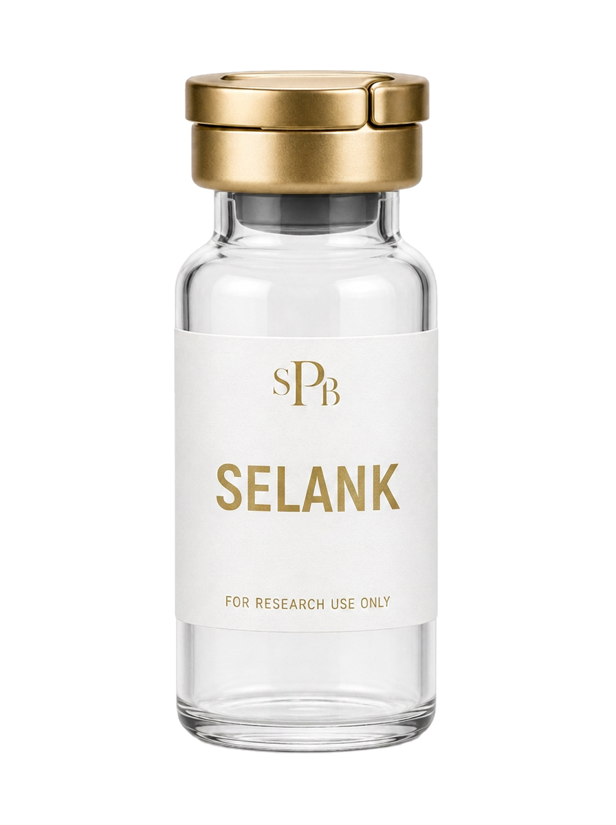 Selank 10mg × 10 (100mg kit) research vial, for research use only